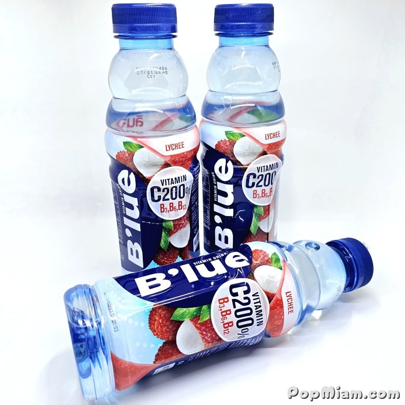 Illustration B’lue Vitamin Drink – Litchi (Thaïlande)