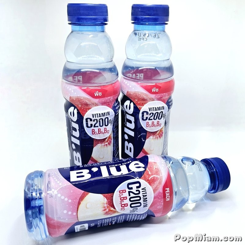 Illustration B’lue Vitamin Drink – Pêche (Thaïlande)