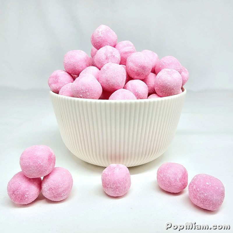 Illustration Rocket Balls Rose Fraise