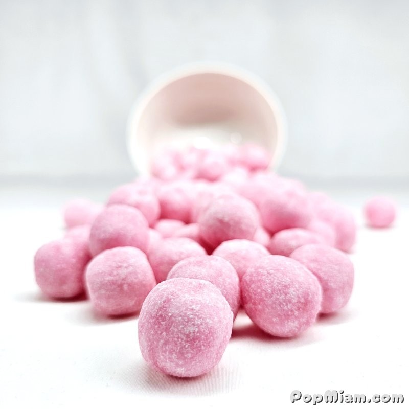 Illustration Rocket Balls Rose Fraise
