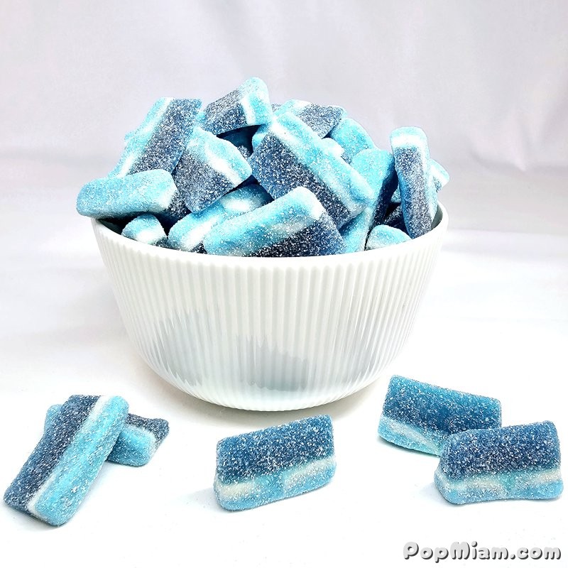Illustration Tranches de Framboise Bleue Sucrées