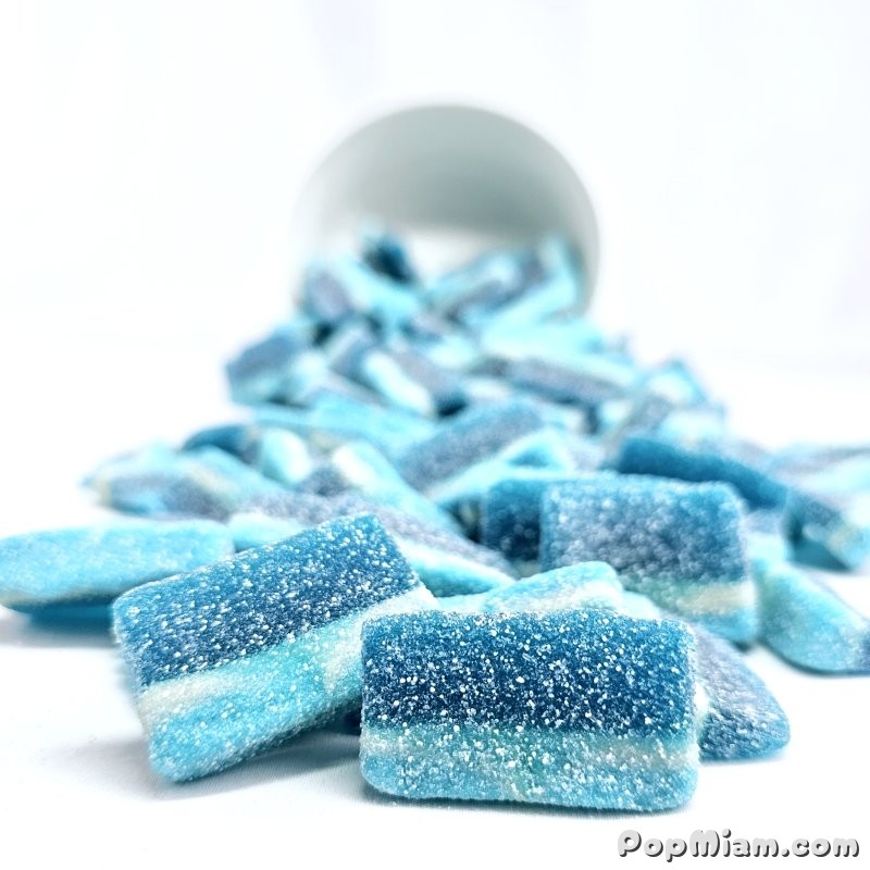 Illustration Tranches de Framboise Bleue Sucrées