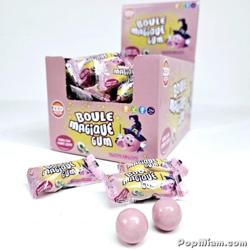 Illustration Boule magique gum Tutti Frutti