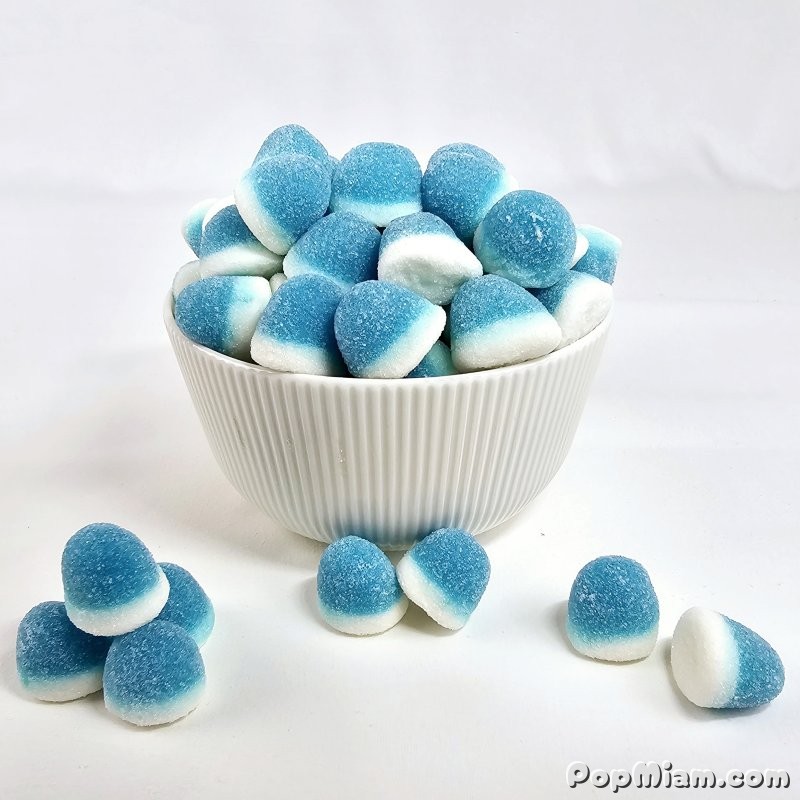 Illustration Bisous Bleus Sucrés