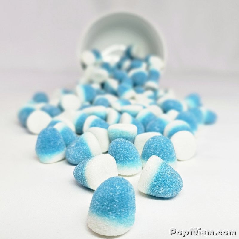 Illustration Bisous Bleus Sucrés