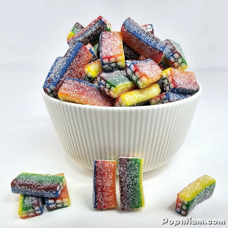 Illustration Briques Acidulées Multicolores