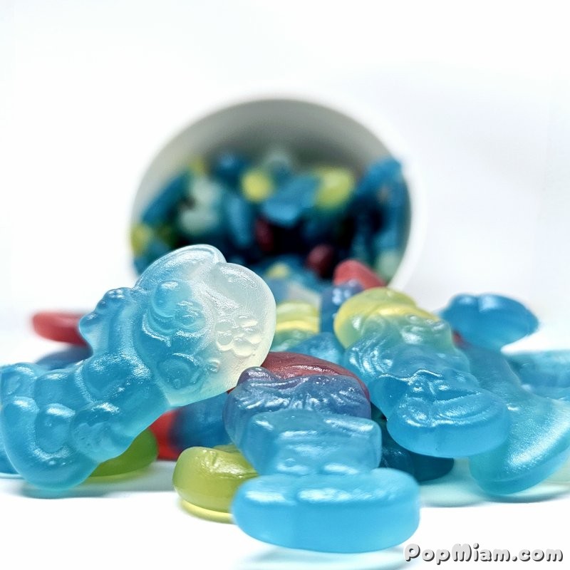 Illustration Schtroumpfs Vegan – Haribo