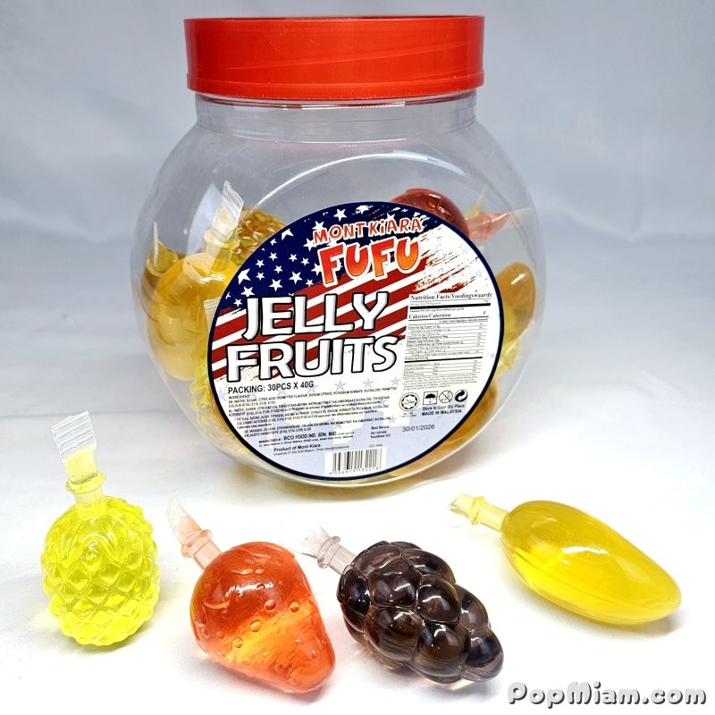 Illustration Jelly Fruit Splash
