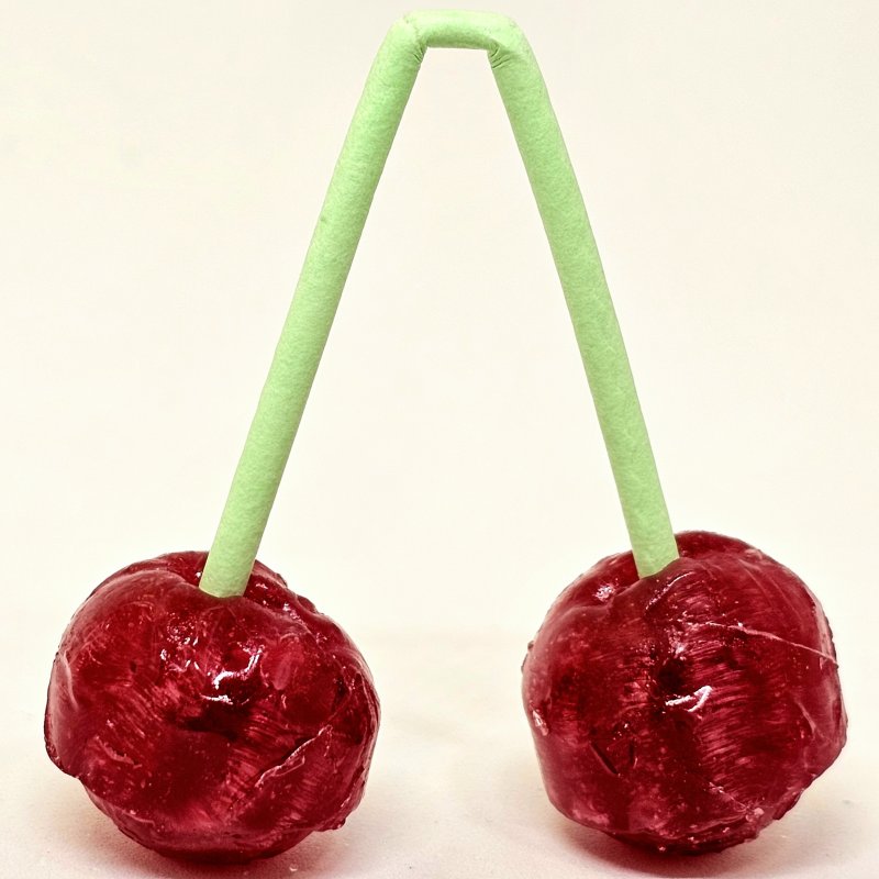Illustration Sucette cerise double
