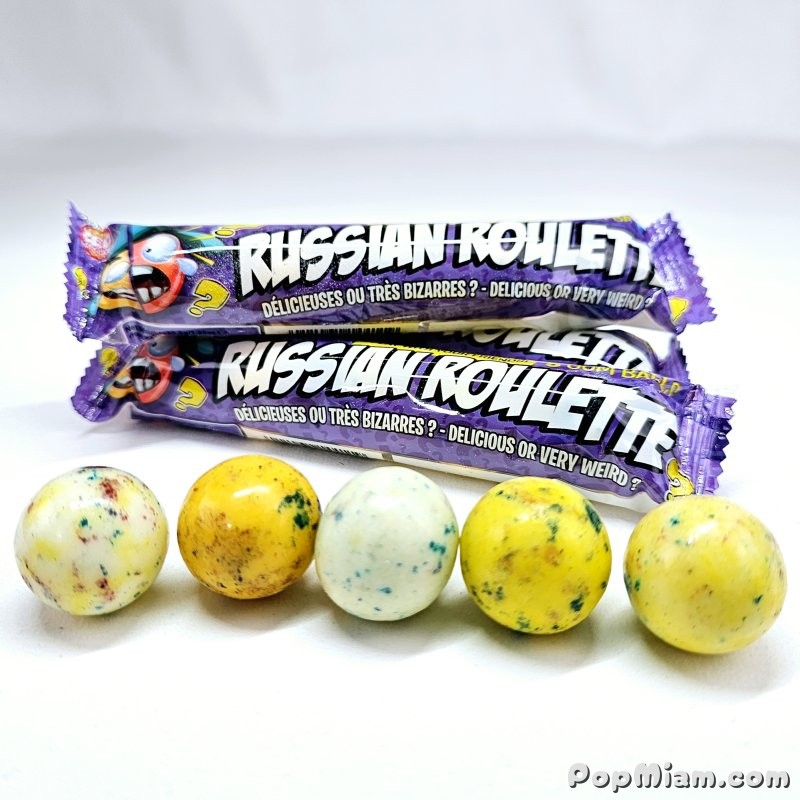 Illustration Chewing-gums Roulette Russe