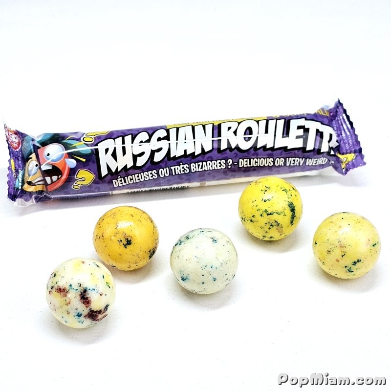 Illustration Chewing-gums Roulette Russe